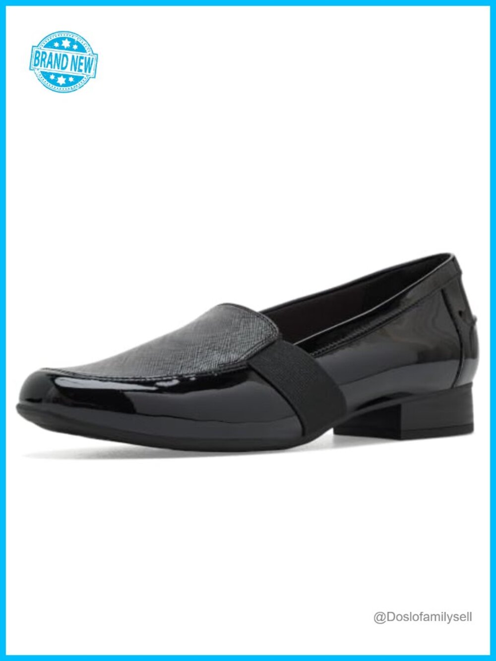 Slip-On Loafer with Foam Footbed and Low Block Heel